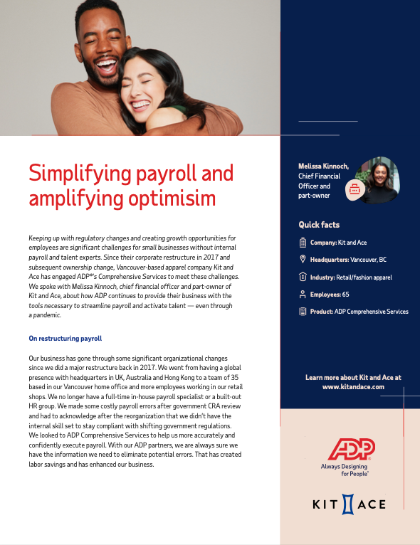 Simplifying payroll and amplifying optimism